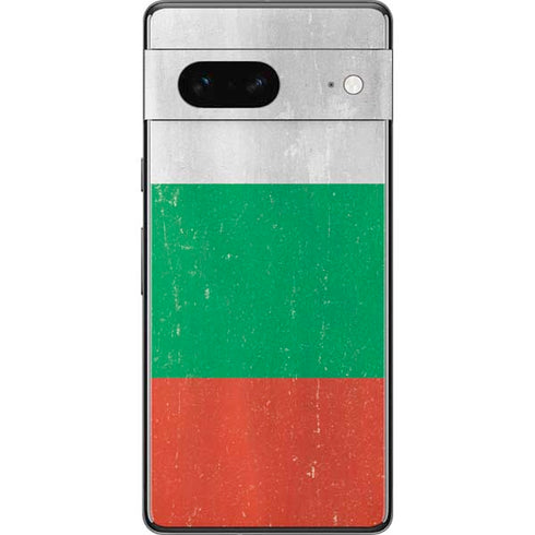 Bulgarian Flag Distressed Pixel Skins